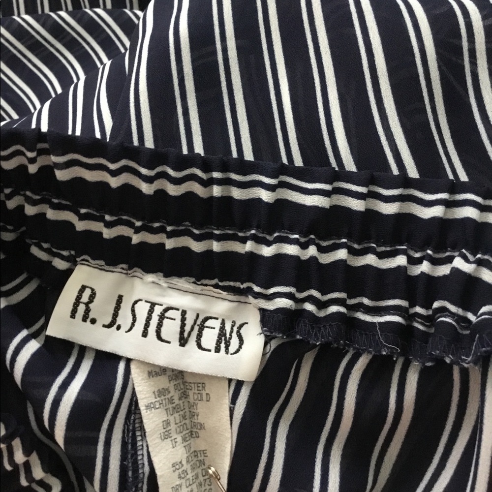 R .J. Stevens Black Palazzo Pants Wide Leg. Size 14 $25 - Picture 9 of 10